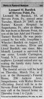 Burdick, Leonard M